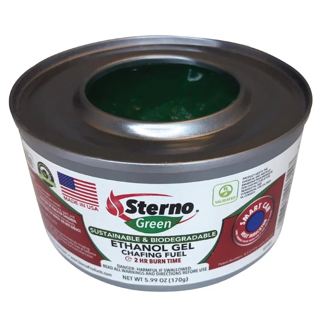 SA609 Sterno Green Ethanol Gel Chafing Fuel 2 Hour (Pack of 24) - JD Catering Equipment Solutions Ltd
