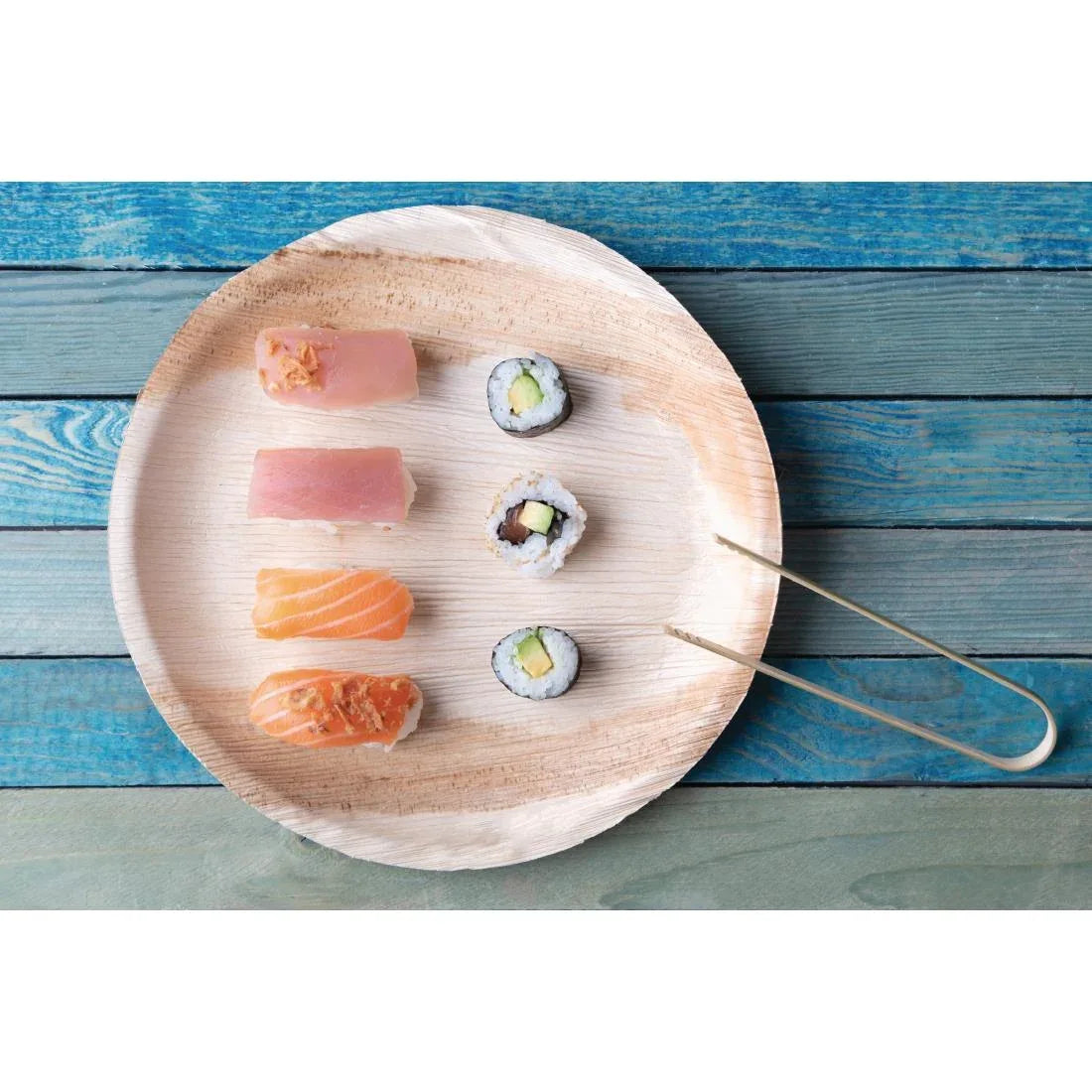 HT877 Fiesta Compostable Palm Leaf Plates Round 250mm (Pack of 100)