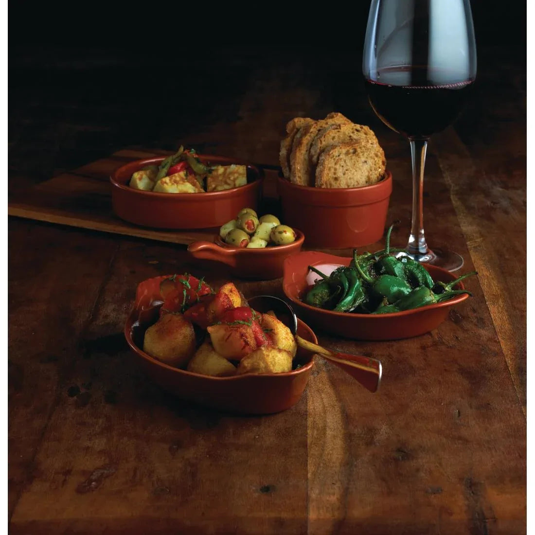 CD740 Olympia Rustic Mediterranean Dish (Pack of 6) - JD Catering Equipment Solutions Ltd