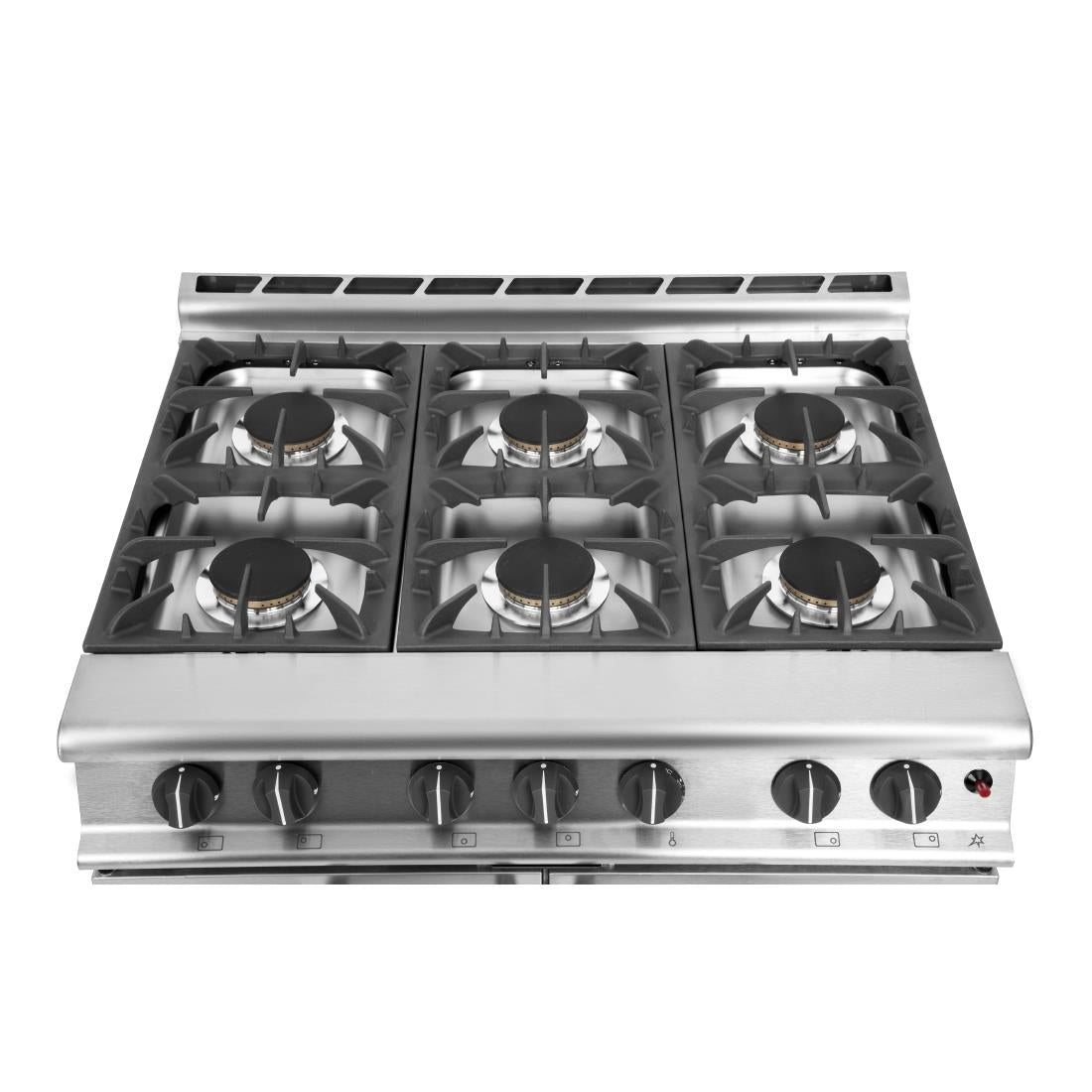 Falcon 6 Burner Dominator Plus Oven Range G3101 Natural Gas with Castors