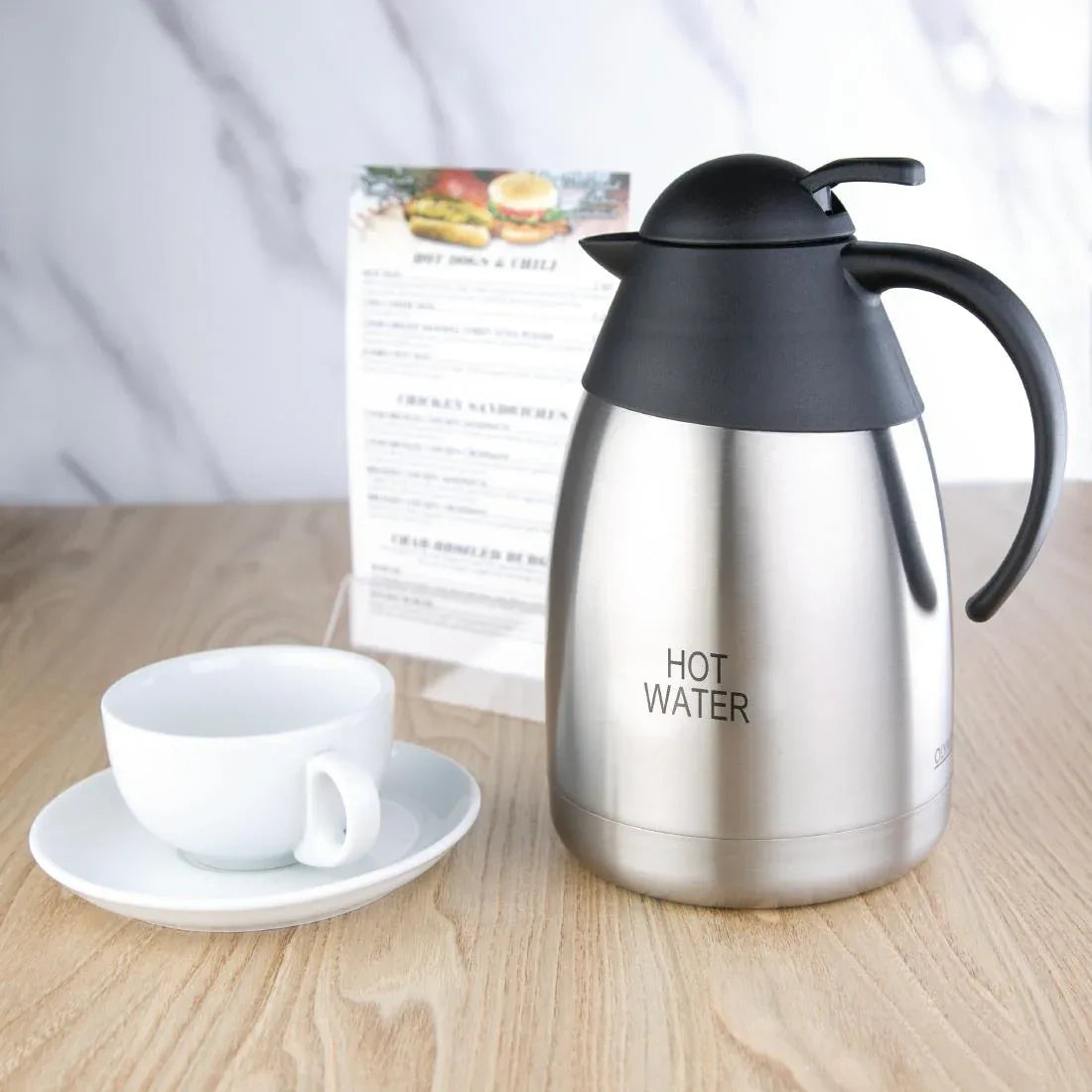 DL162 Olympia Insulated Hot Water Jug 1.5Ltr - JD Catering Equipment Solutions Ltd