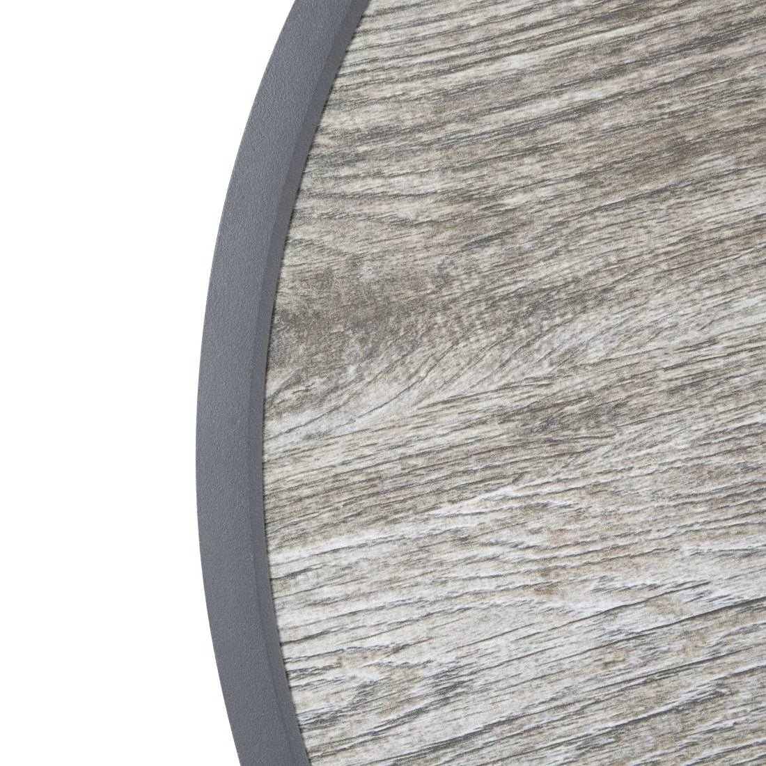 DL486 Bolero Fibre Glass Round Table Top Wood Effect 580mm