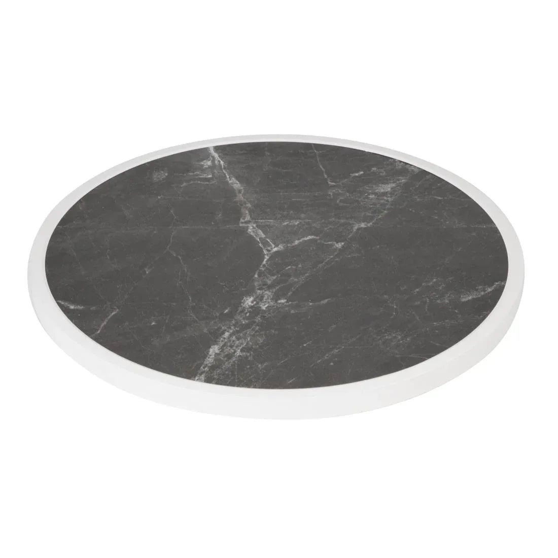 DL487 Bolero Fibre Glass Round Table Top Dark Granite Effect 580mm