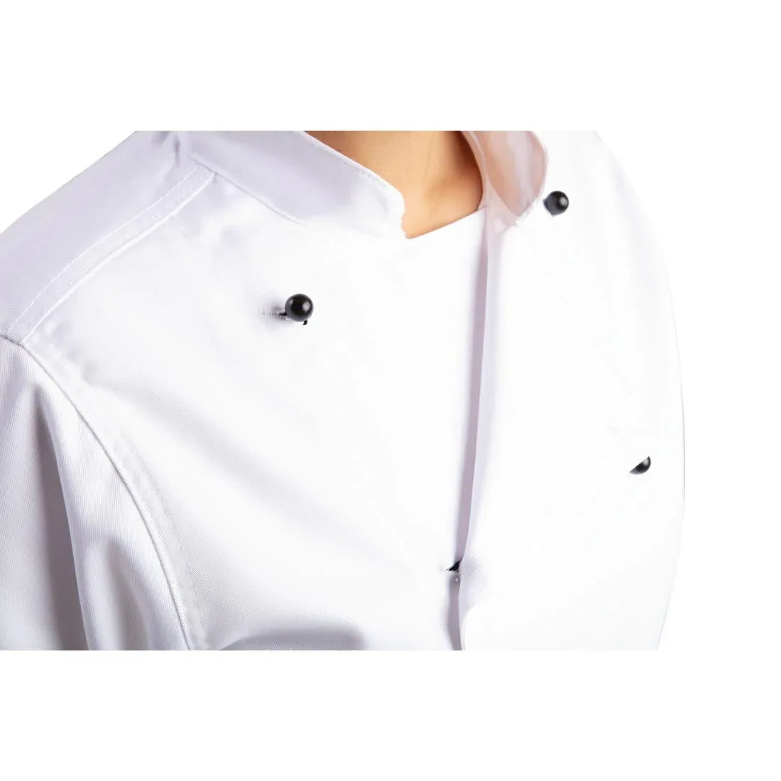 DL711-L Whites Chicago Unisex Chefs Jacket Short Sleeve White - JD Catering Equipment Solutions Ltd