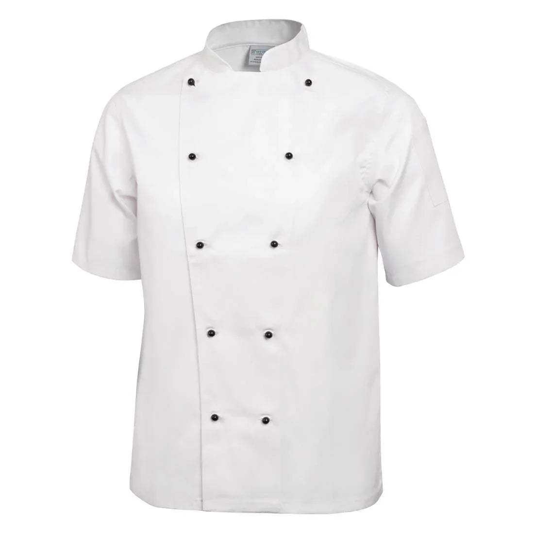 DL711-L Whites Chicago Unisex Chefs Jacket Short Sleeve White - JD Catering Equipment Solutions Ltd