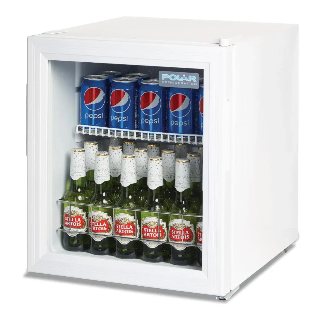 DM071 Polar C-Series Countertop Display Fridge 46Ltr White - JD Catering Equipment Solutions Ltd