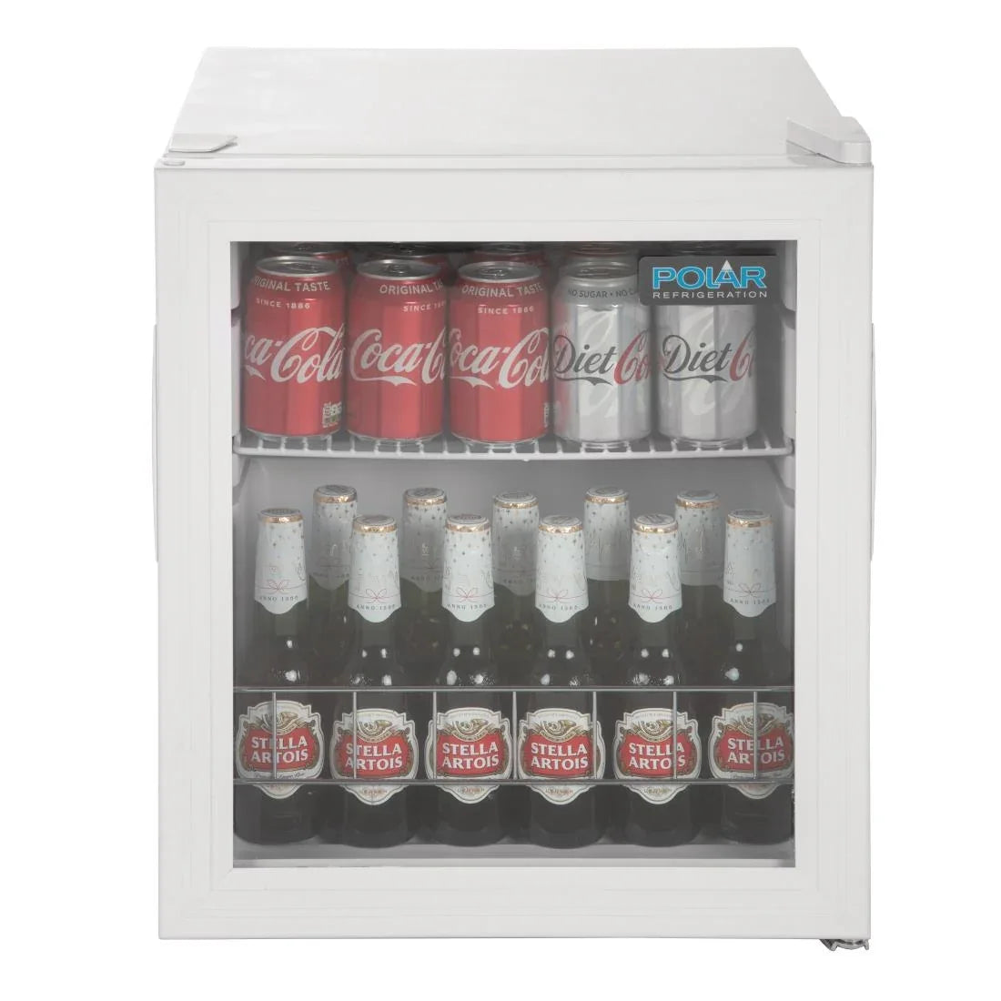 DM071 Polar C-Series Countertop Display Fridge 46Ltr White - JD Catering Equipment Solutions Ltd