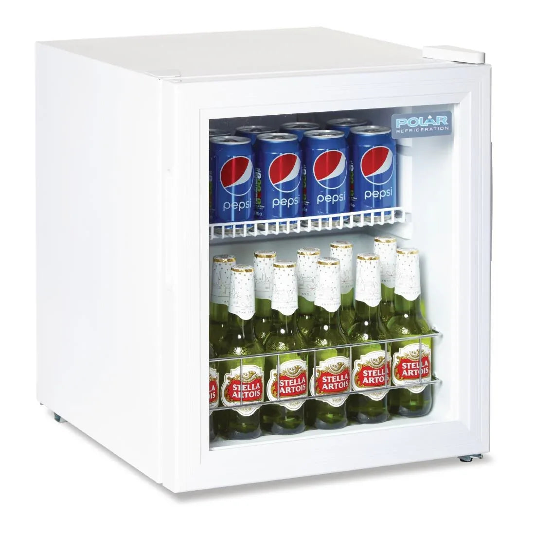 DM071 Polar C-Series Countertop Display Fridge 46Ltr White - JD Catering Equipment Solutions Ltd