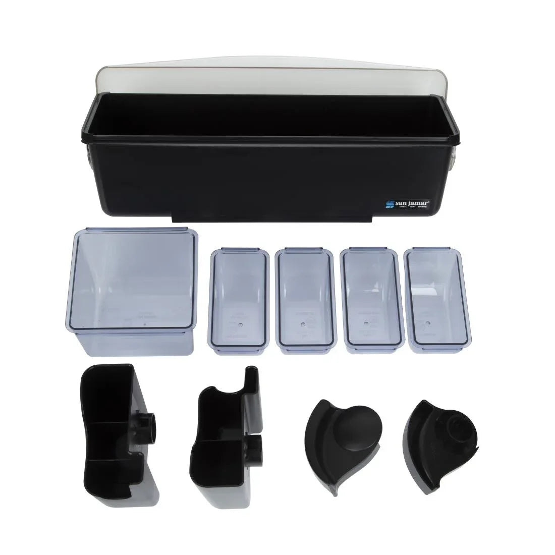 DM113 San Jamar Dome Condiment Dispenser 5 Tray - JD Catering Equipment Solutions Ltd