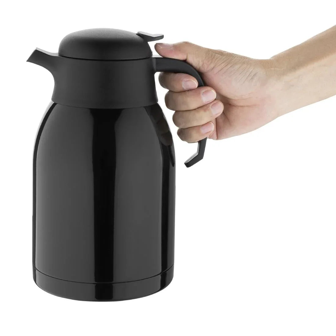 DM184 Olympia Vacuum Jug Black 2Ltr - JD Catering Equipment Solutions Ltd