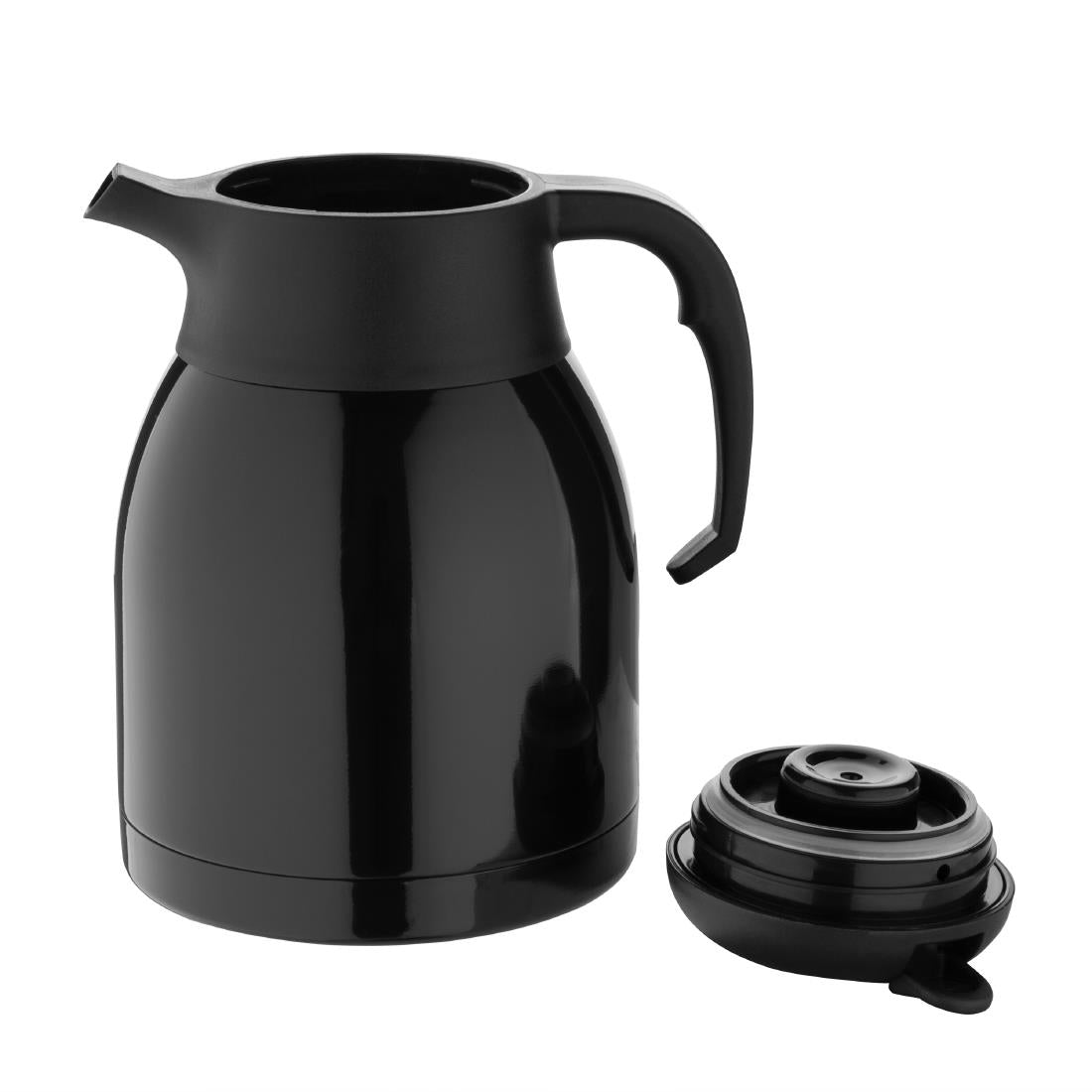 DM185 Olympia Vacuum Jug Black 1.5Ltr