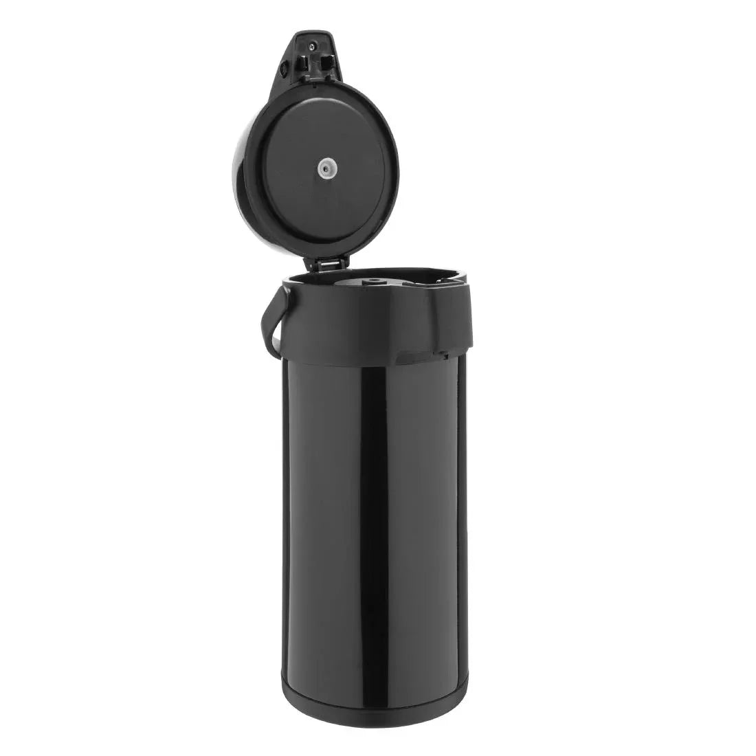DM186 Olympia Pump Action Stainless Steel Double Wall Airpot Black - JD Catering Equipment Solutions Ltd