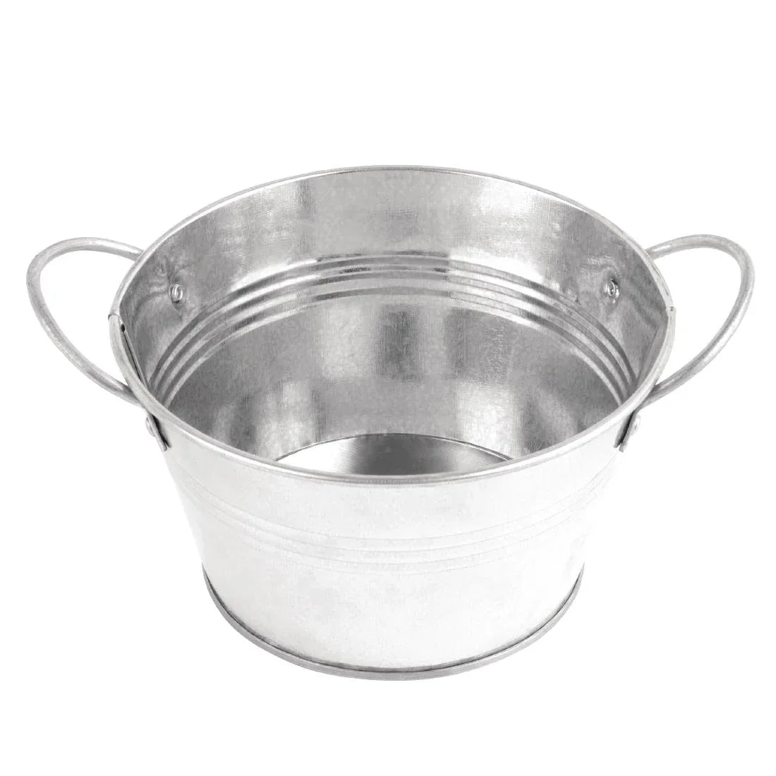 DM214 Olympia Mini Metal Food Bucket Shallow 150mm - JD Catering Equipment Solutions Ltd