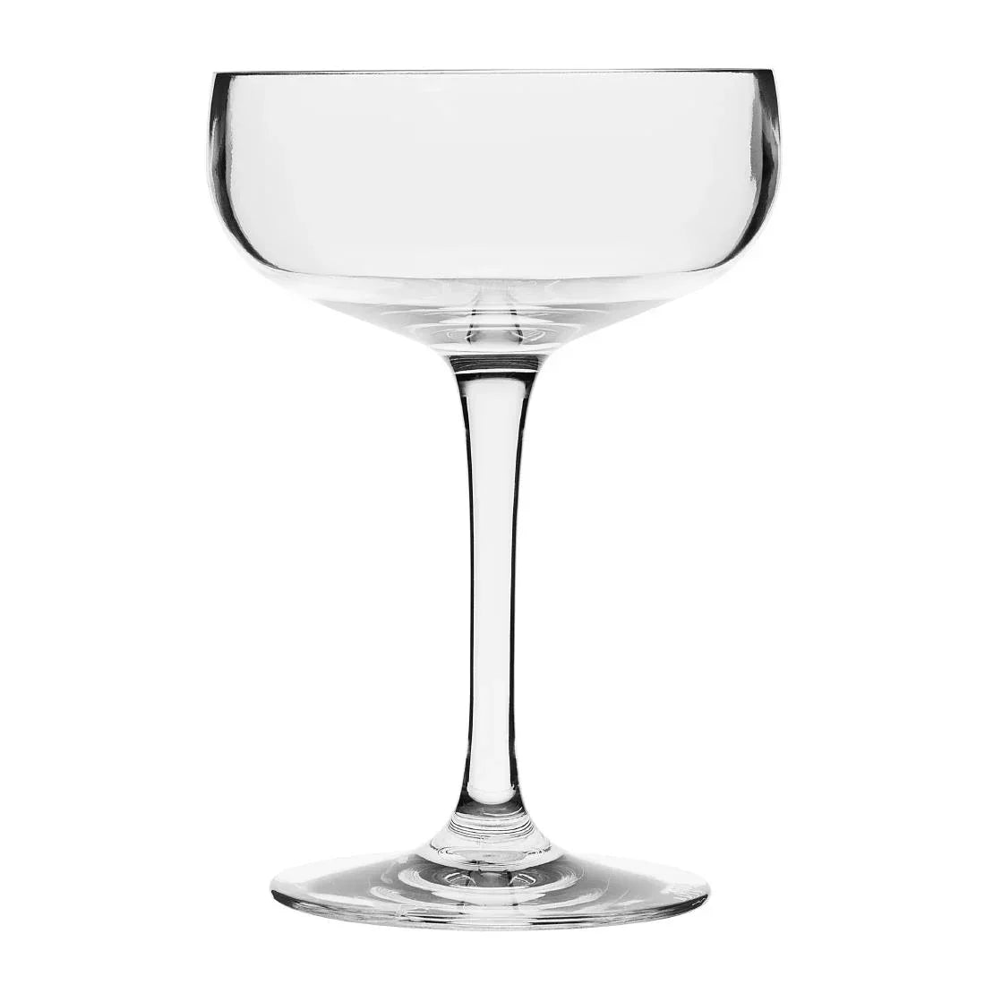 DM270 Olympia Kristallon Polycarbonate Champagne Coupe Glasses 210ml (Pack of 12) - JD Catering Equipment Solutions Ltd