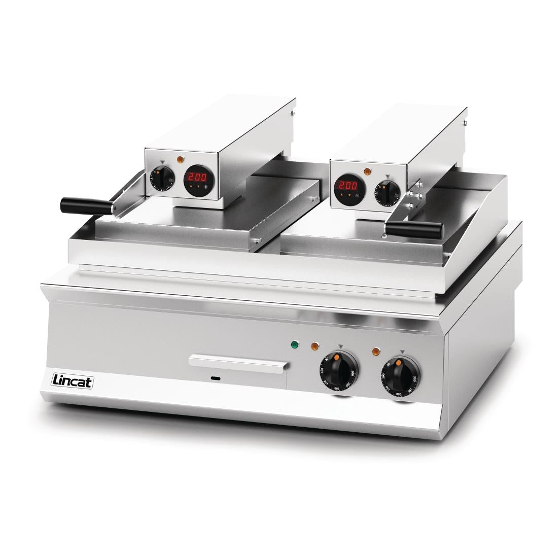 Lincat Opus 800 Half Ribbed Clam Griddle OE8210/FR