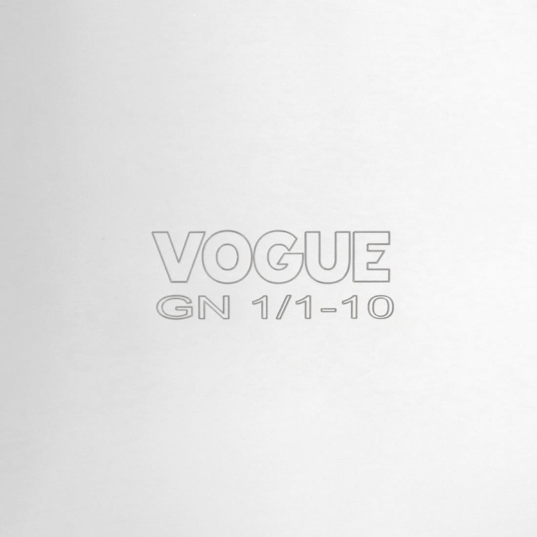 DM970 Vogue Heavy Duty Stainless Steel 1/1 Gastronorm Tray 10mm