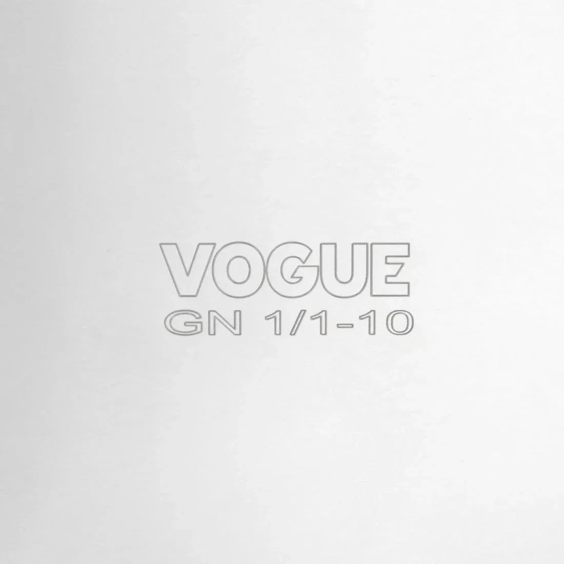 DM970 Vogue Heavy Duty Stainless Steel 1/1 Gastronorm Tray 10mm