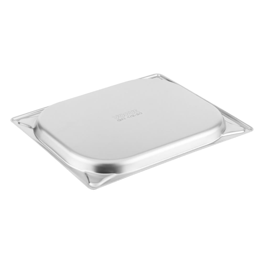 DM973 Vogue Heavy Duty Stainless Steel 1/2 Gastronorm Tray 20mm