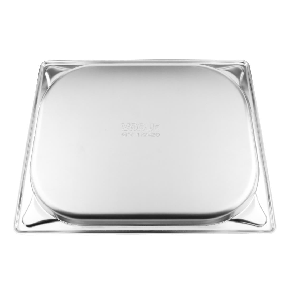 DM973 Vogue Heavy Duty Stainless Steel 1/2 Gastronorm Tray 20mm