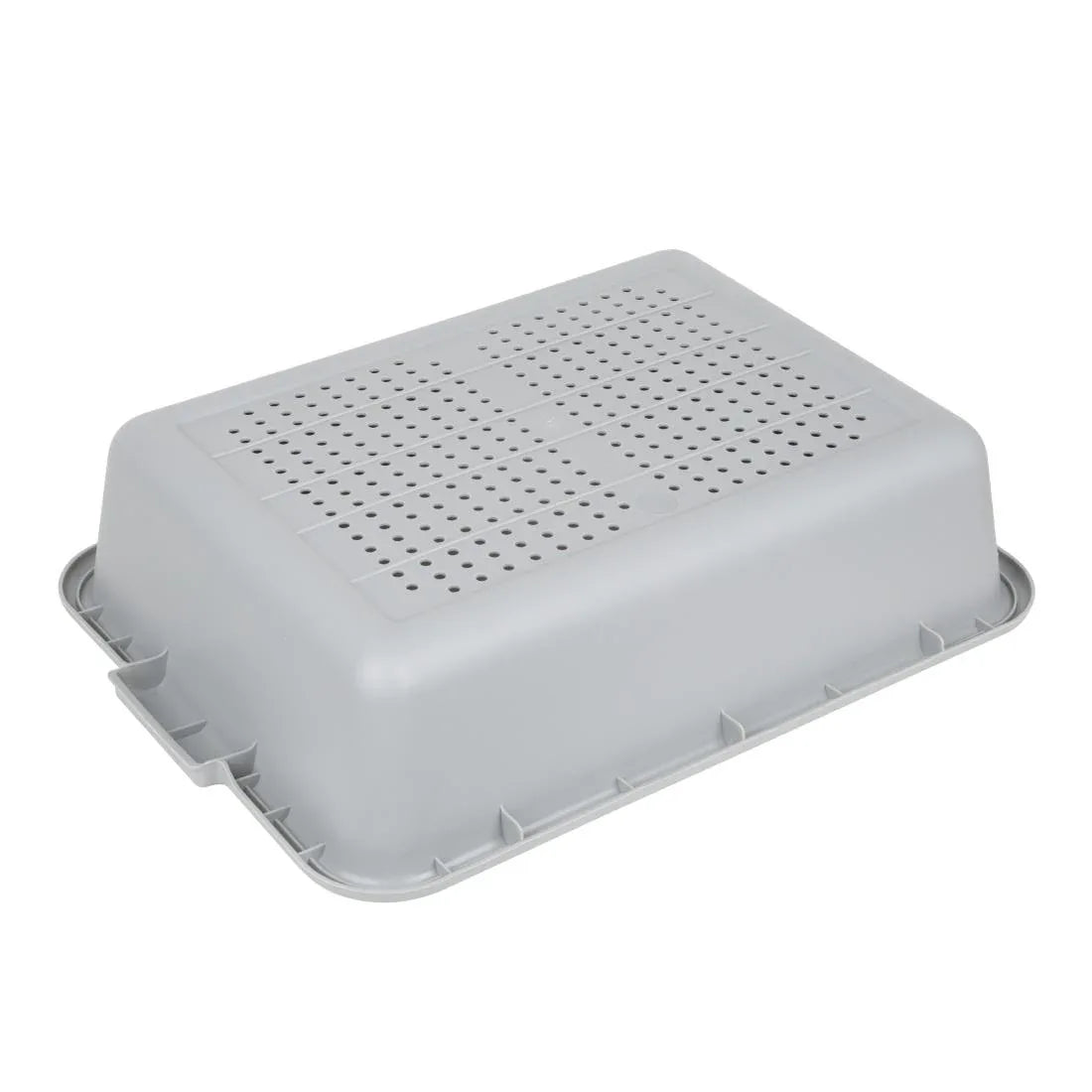 DN583 Vogue EDLP PP Perforated Grey Tote Box - JD Catering Equipment Solutions Ltd
