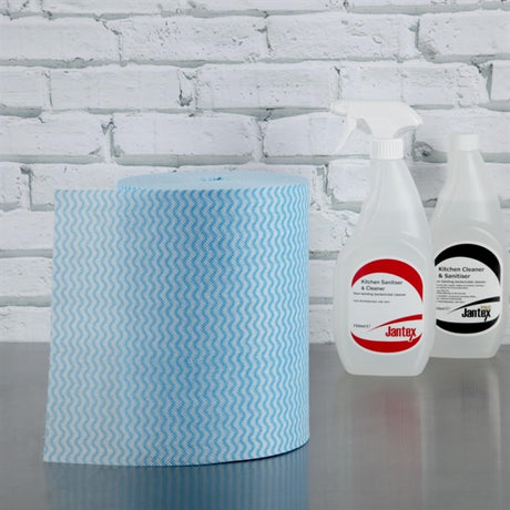 DN843 Robert Scott All-Purpose Antibacterial Cleaning Cloths Blue (Pack of 200)