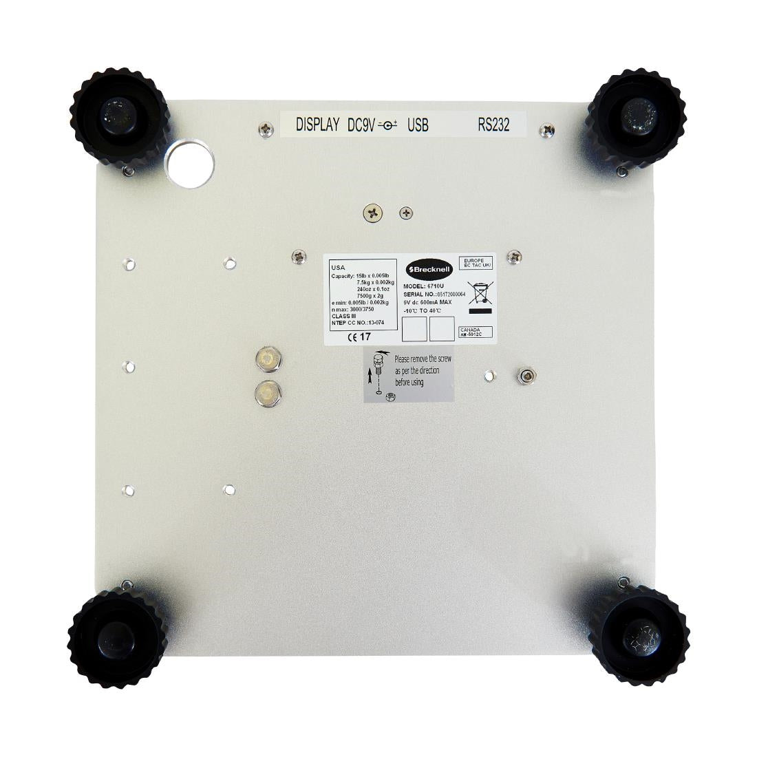 DP048 Brecknell 6700U Series POS Scale 3kg