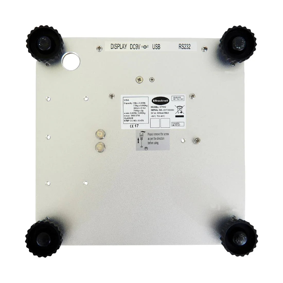 DP048 Brecknell 6700U Series POS Scale 3kg