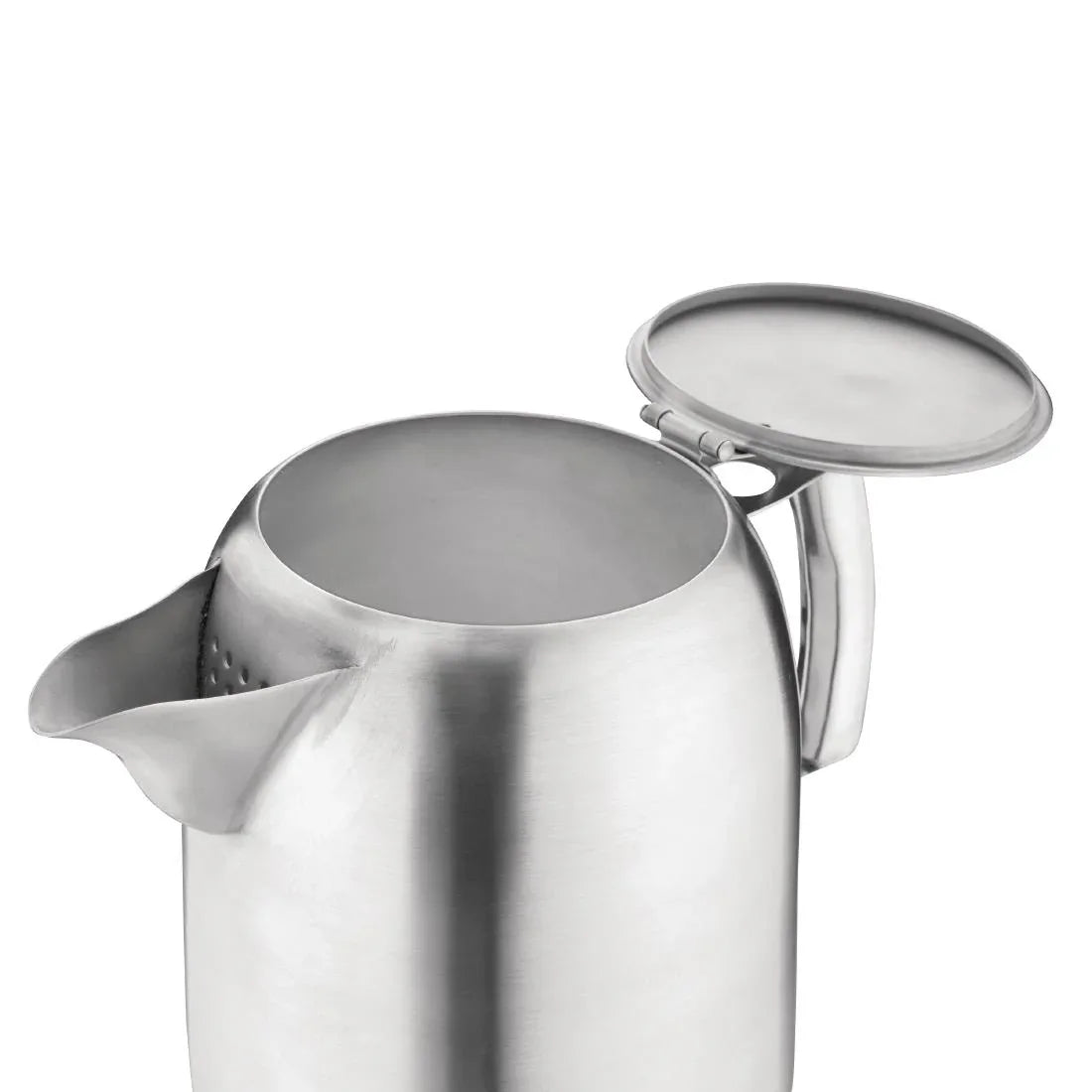 DP125 Olympia Airline Teapot Stainless Steel 1.6Ltr - JD Catering Equipment Solutions Ltd
