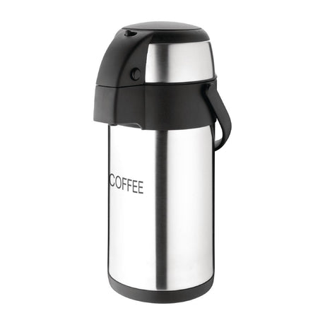 DP128 Olympia Pump Action Airpot Etched 'Coffee' 3Ltr
