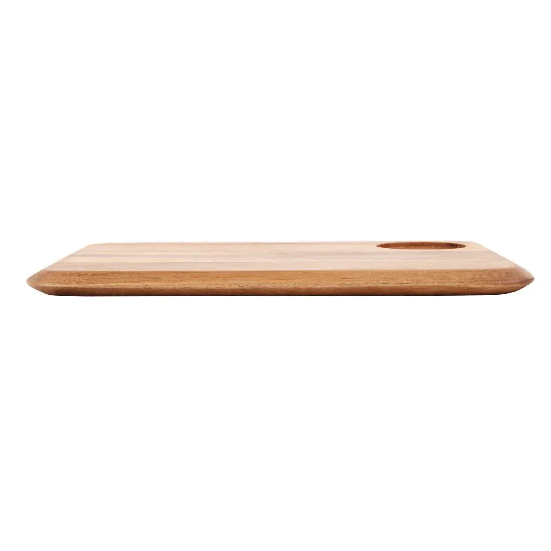 DP156 Rounded Acacia Wooden Serving Board - JD Catering Equipment Solutions Ltd