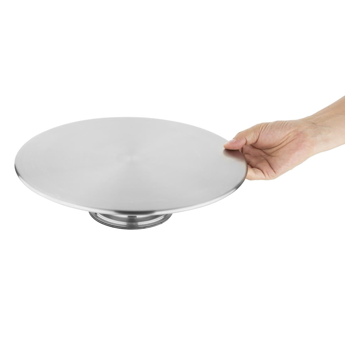 DP238 Vogue St/St Rotating Cake Stand 30cm