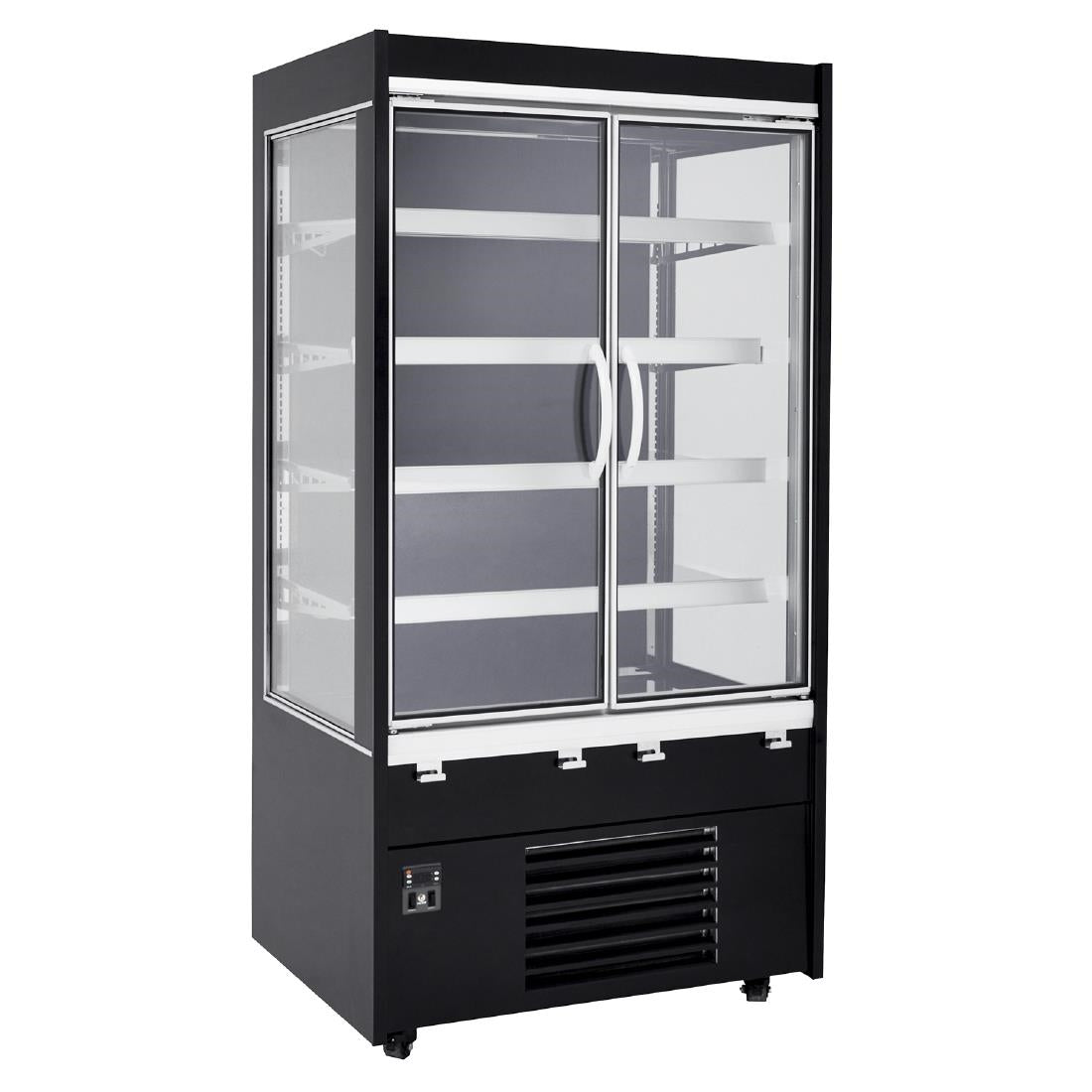 DP591 Victor Maxiline 900mm Standard Depth Multideck With Doors MAXI090-VD-MT-G-GY