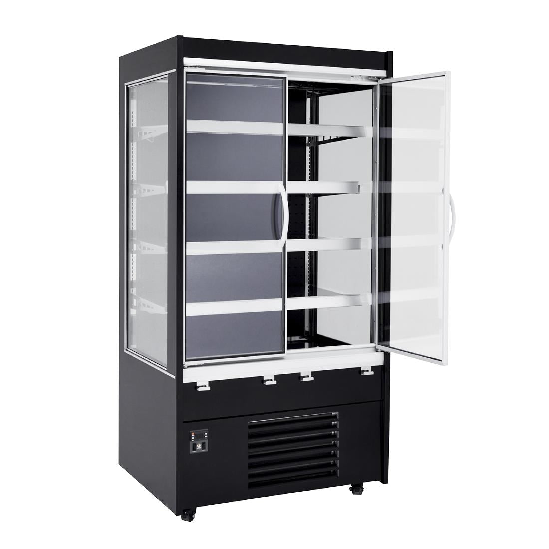 DP592 Victor Maxiline 1200mm Standard Depth Multideck With Doors MAXI120-VD-MT-G-GY