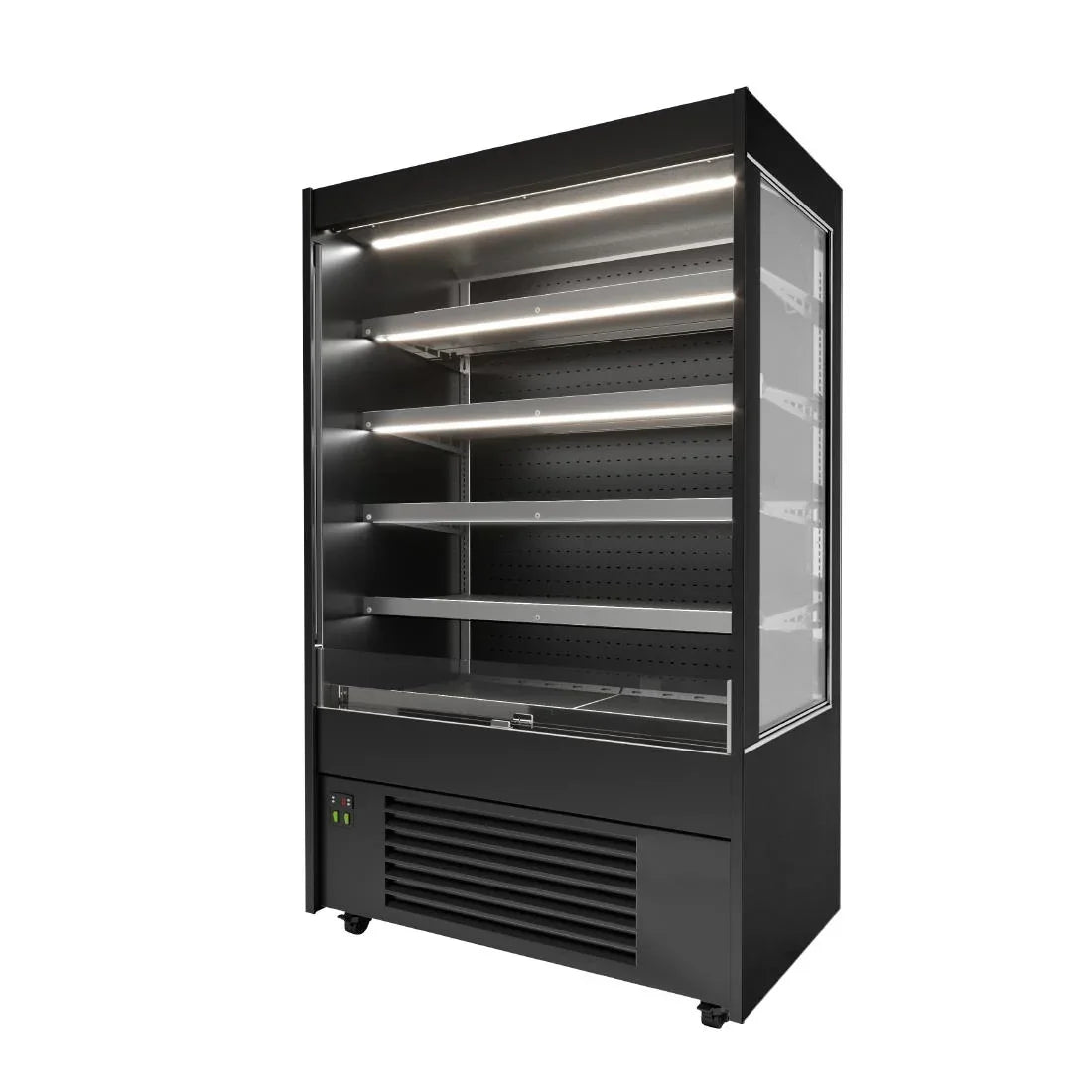 DP597 Victor Maxiline 900mm Standard Depth Multideck With Night Blind MAXI090V-MT-G-PA - JD Catering Equipment Solutions Ltd