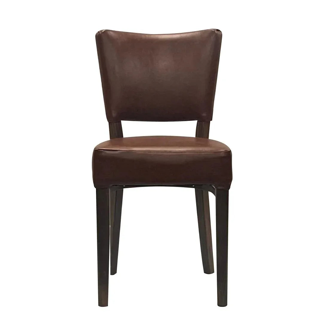 DP659 Oregon Dining Chair with Bison Espresso Vinyl (Pack of 2) - JD Catering Equipment Solutions Ltd