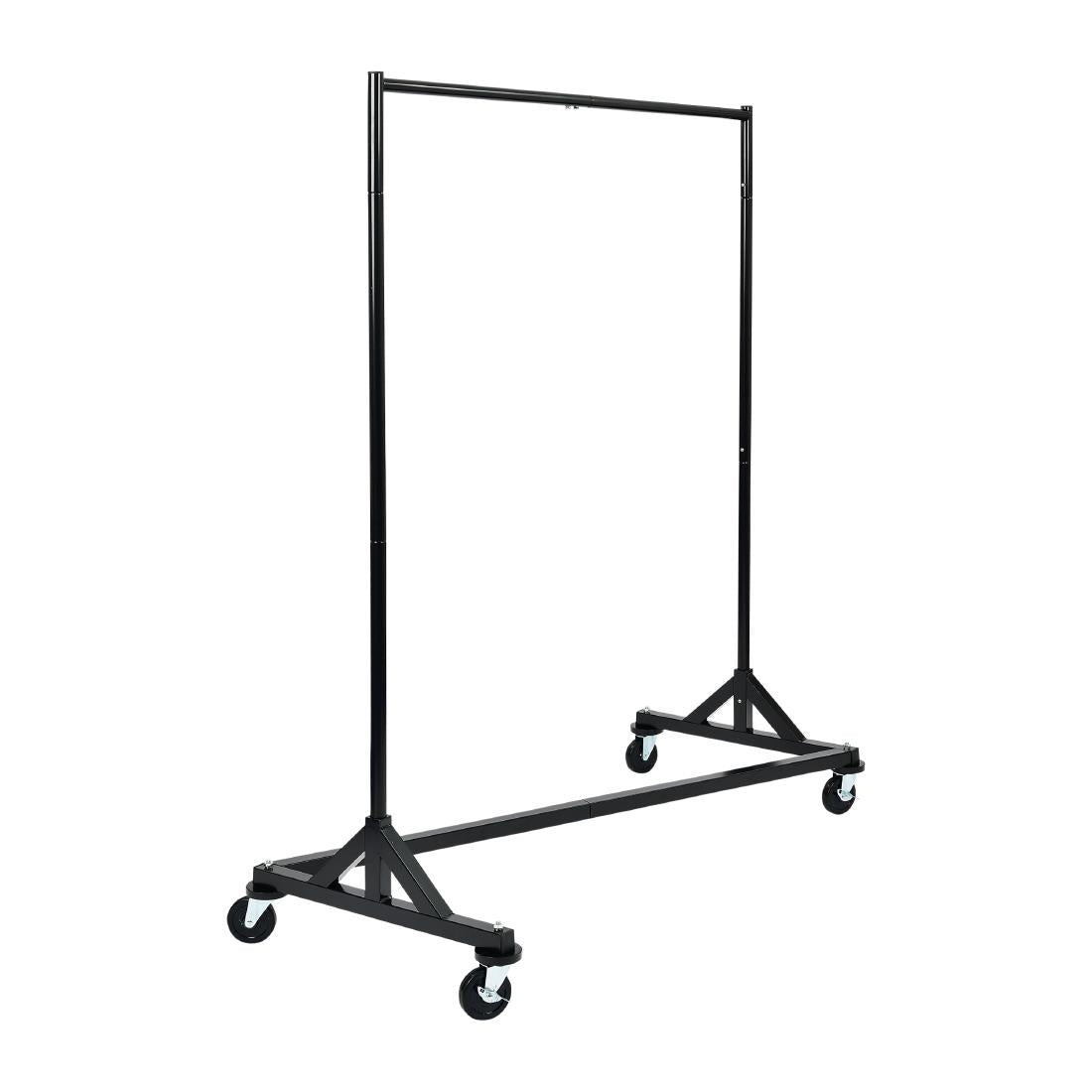 DP707 Black Garment Rail