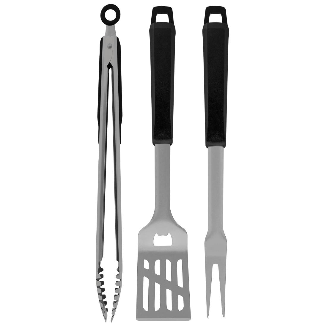DP778 Tramontina Barbecue Tools Set Black (Pack of 3)
