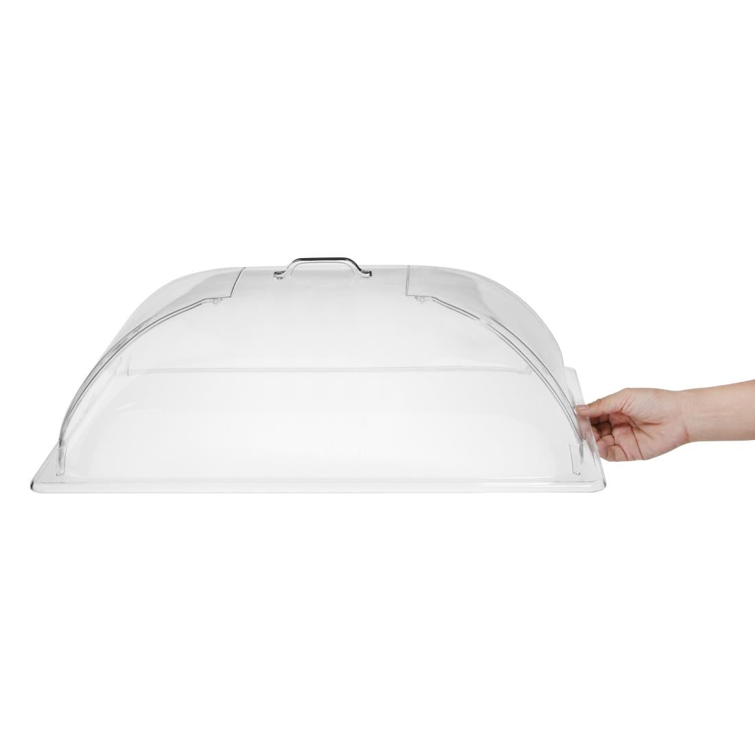 DP790 Olympia Kristallon Polycarbonate 1/1 GN Domed Cover 535x330x175mm