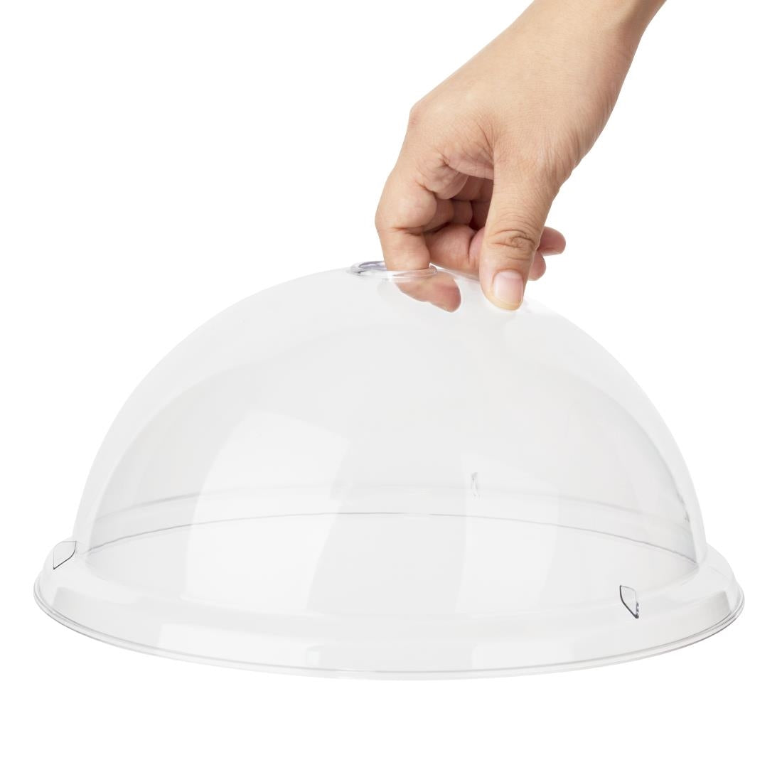 DP791 Olympia Kristallon Polycarbonate Domed Plate Cover Round 260mm