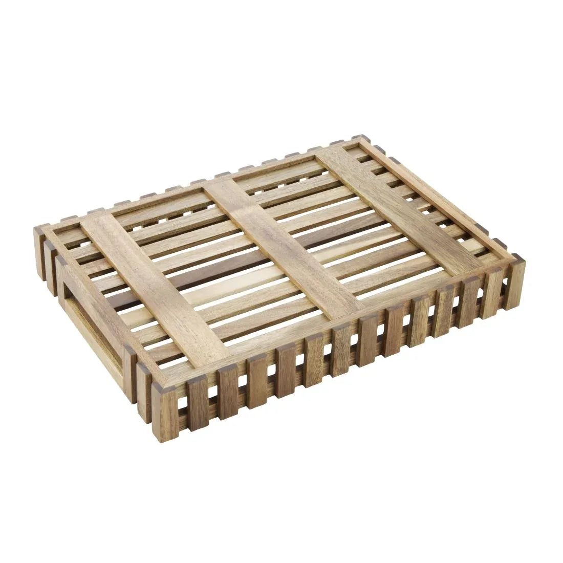 DP880 Olympia Acacia Small Storage Box 356x255mm - JD Catering Equipment Solutions Ltd