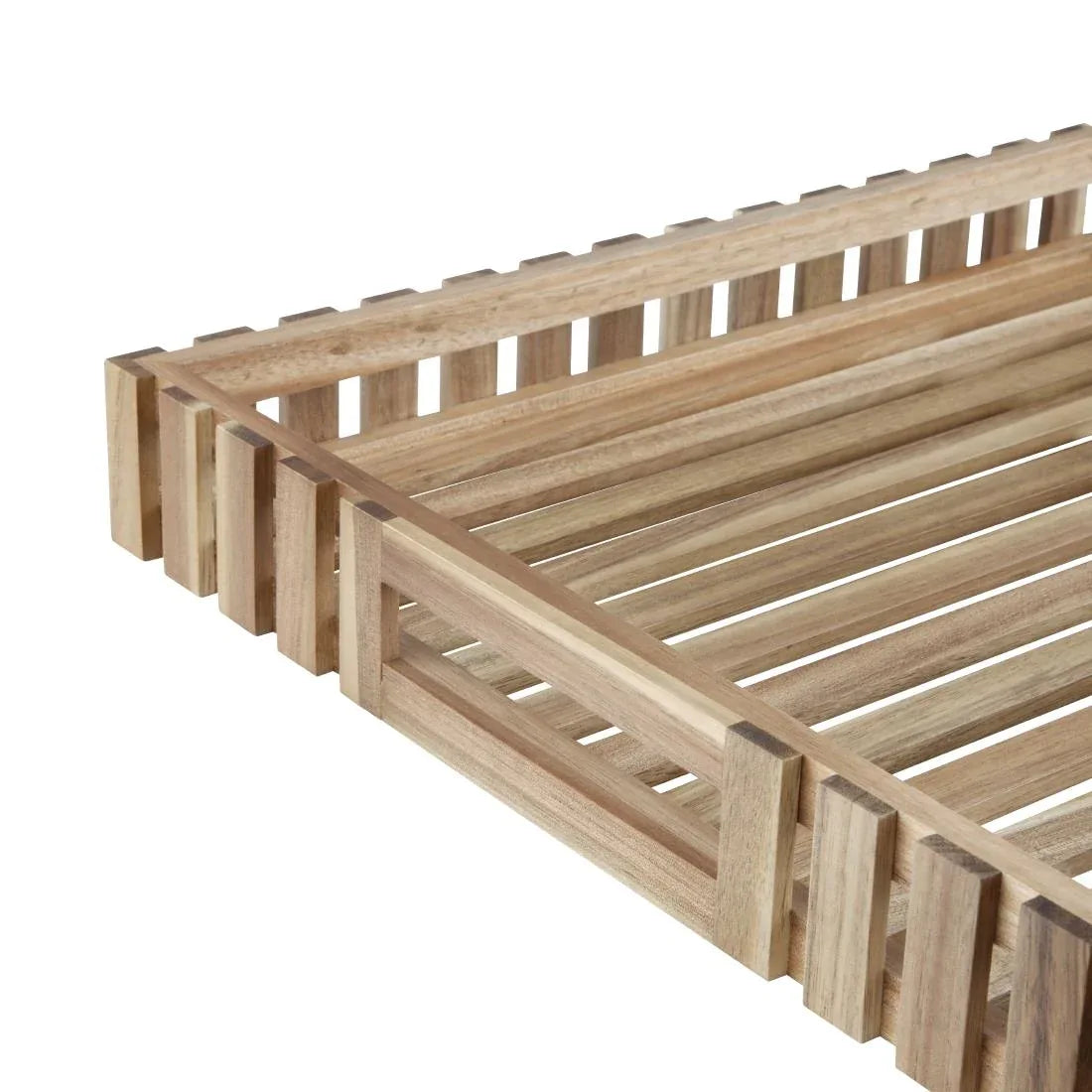 DP881 Olympia Acacia Large Storage Box 510x356mm - JD Catering Equipment Solutions Ltd