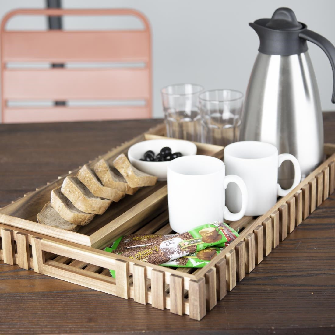 DP881 Olympia Acacia Large Storage Box 510x356mm