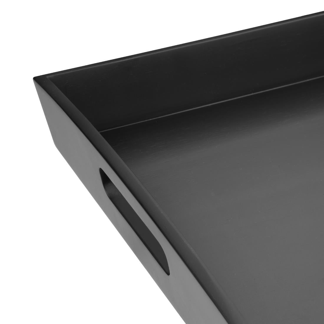 DP883 Olympia Bamboo Black Large Serving Tray 510x350mm