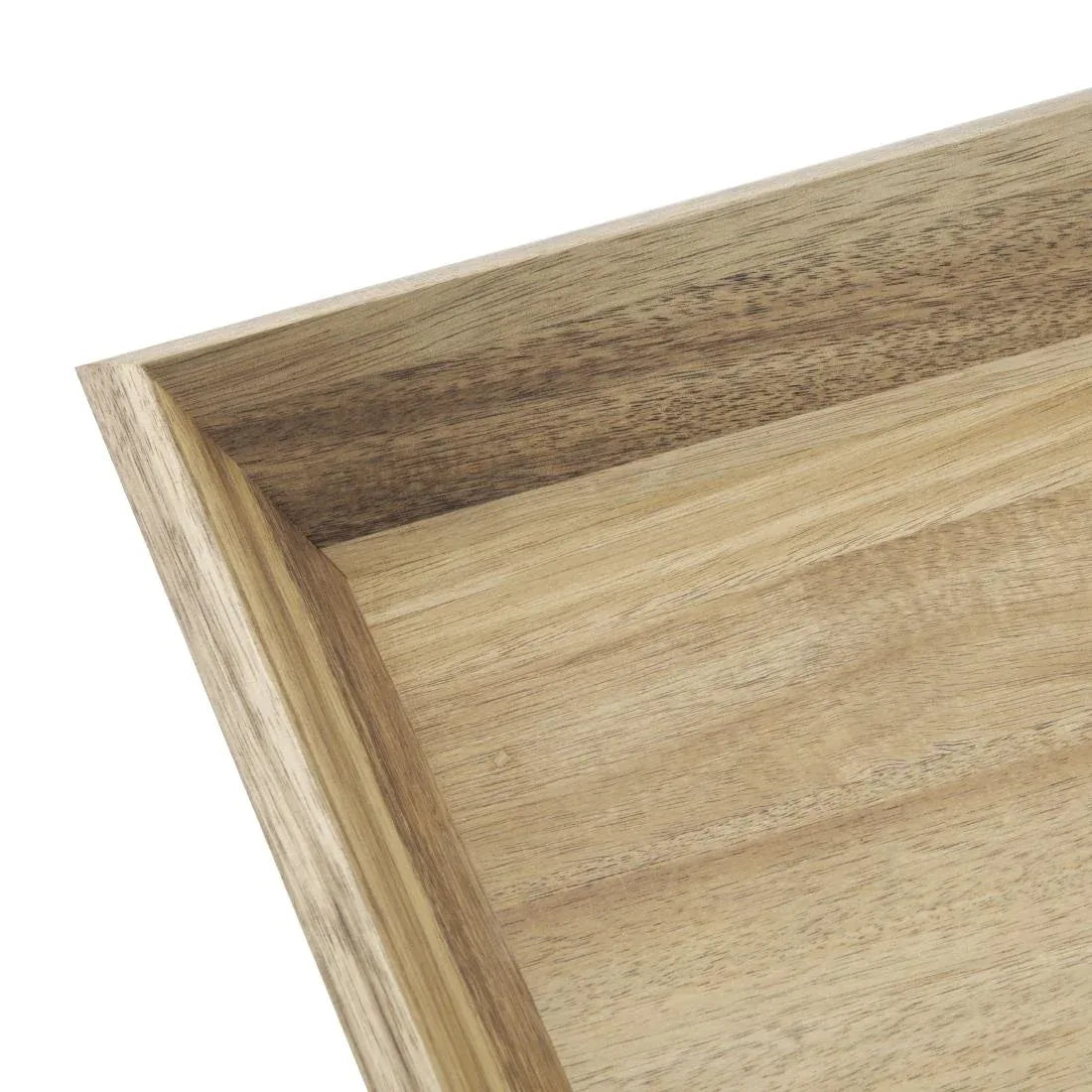 DP885 Olympia Acacia Rectangular Tray 380x355mm - JD Catering Equipment Solutions Ltd