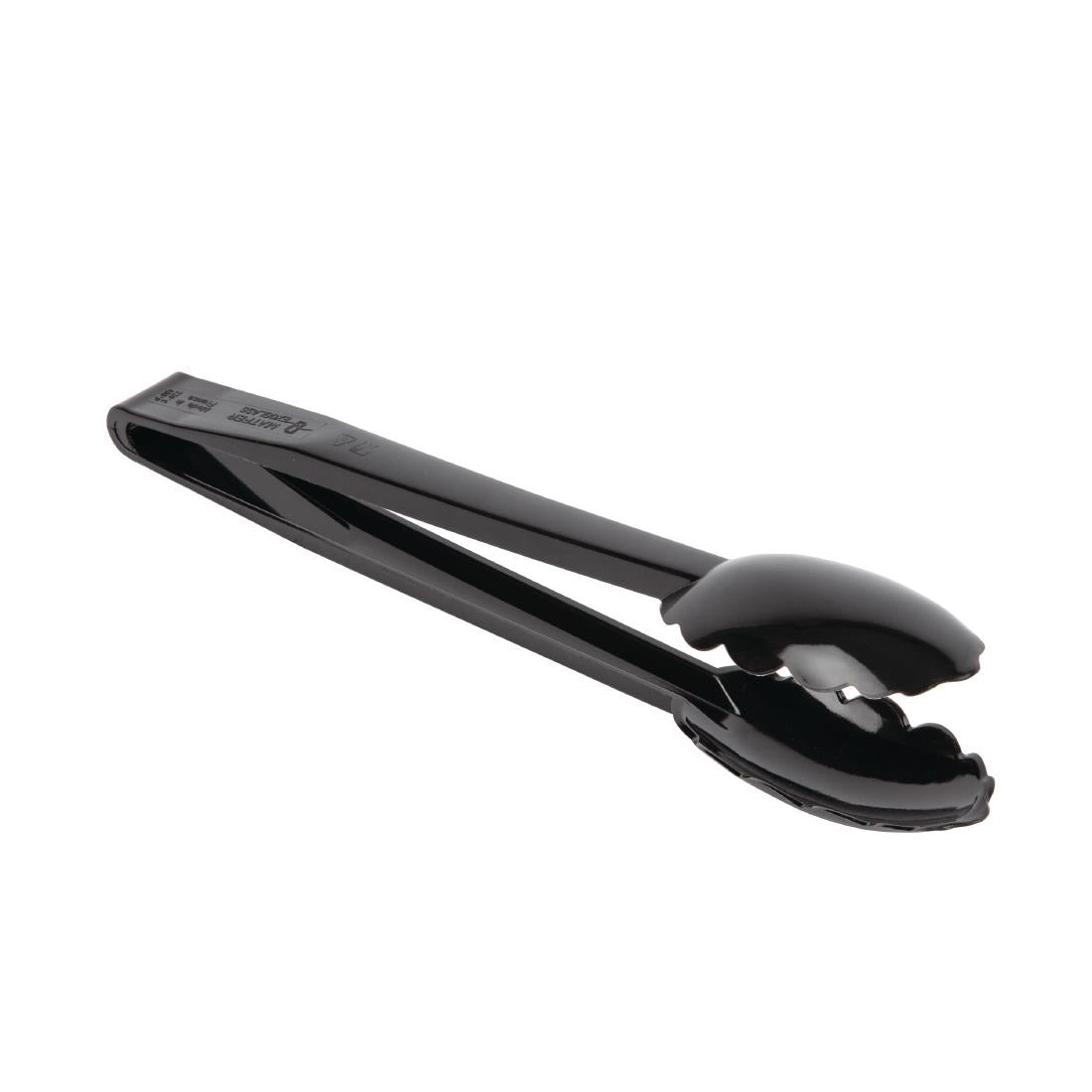 DR321 Matfer Bourgeat Exoglass Tongs Black 12"