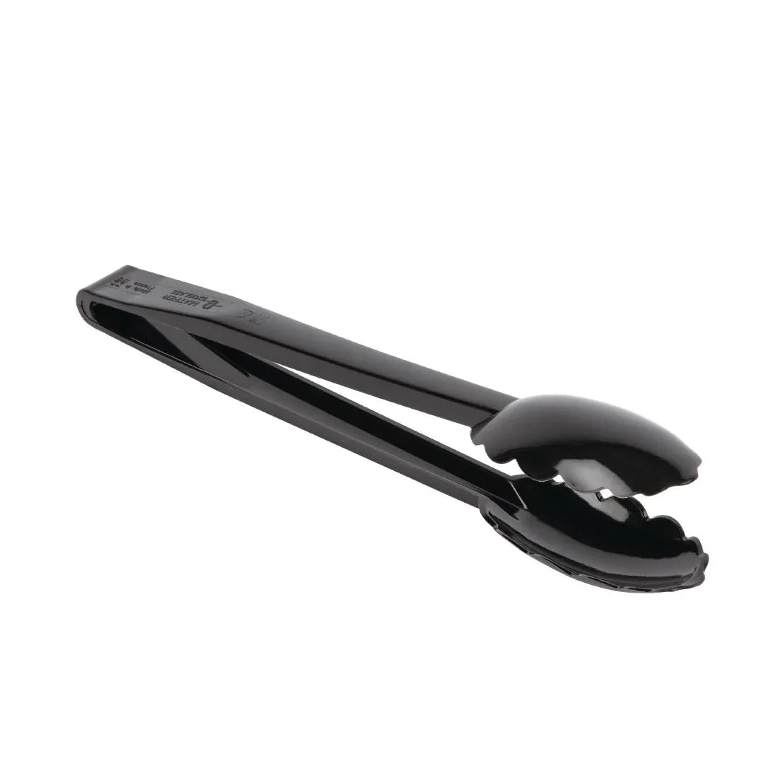 DR321 Matfer Bourgeat Exoglass Tongs Black 12" - JD Catering Equipment Solutions Ltd