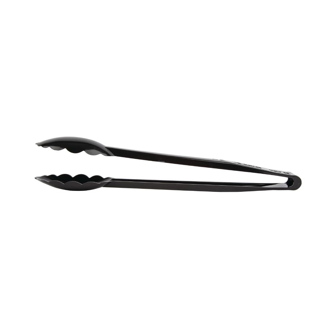 DR321 Matfer Bourgeat Exoglass Tongs Black 12"