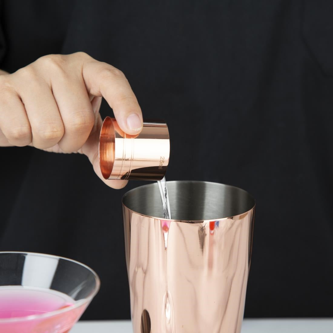 DR604 Olympia 25ml Spirit Measure Copper