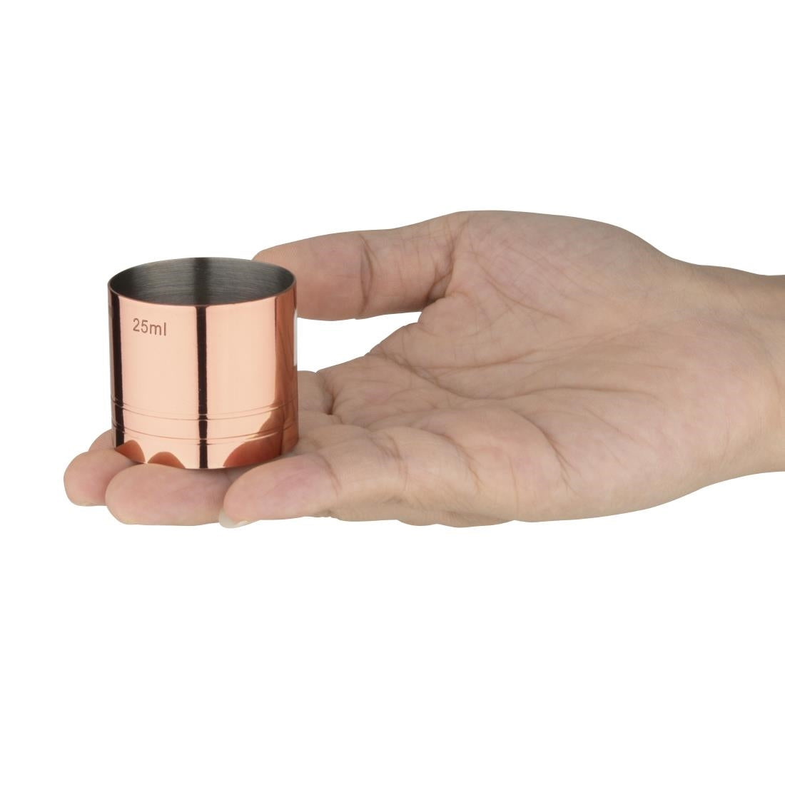 DR604 Olympia 25ml Spirit Measure Copper