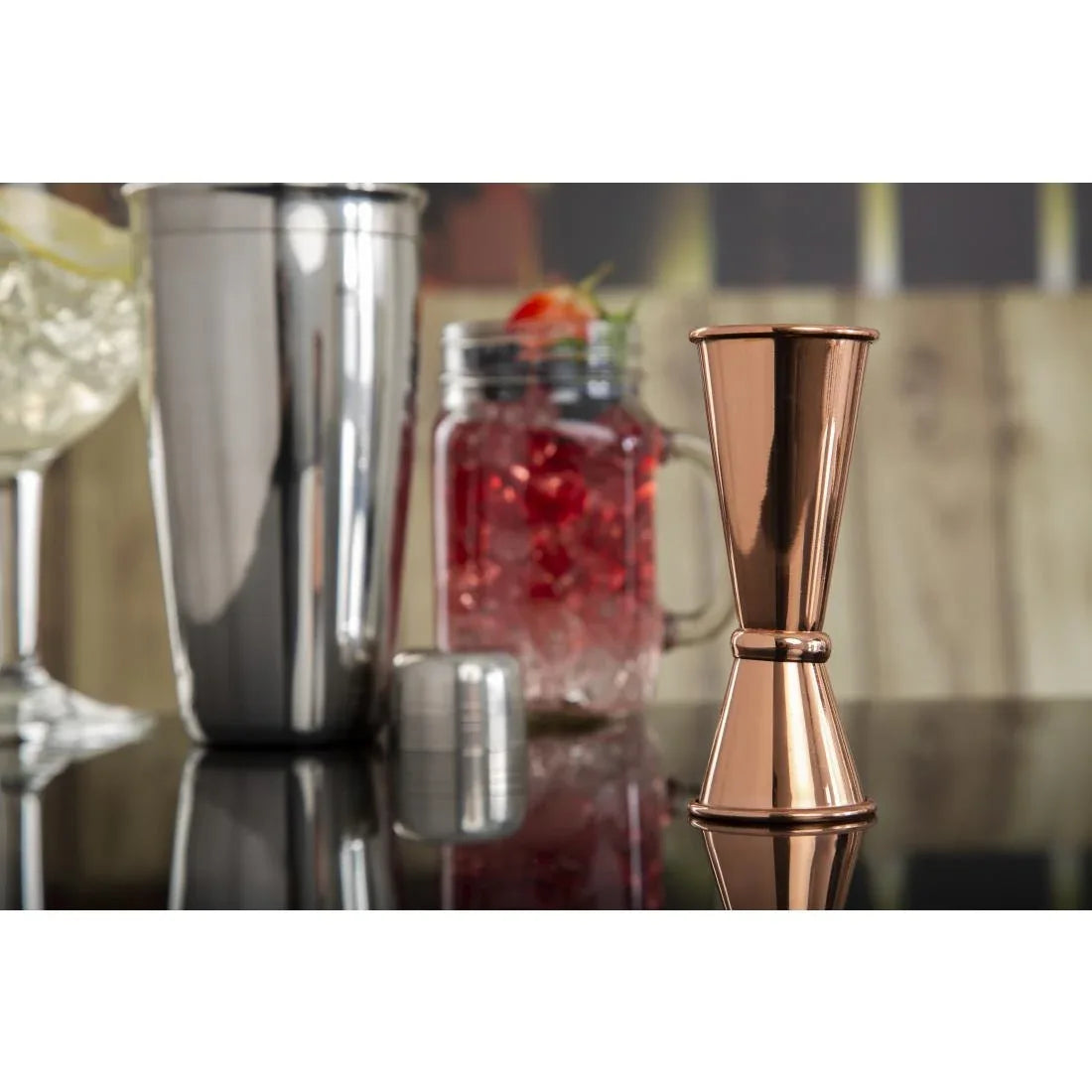 DR606 Olympia Banded Jigger Copper - JD Catering Equipment Solutions Ltd